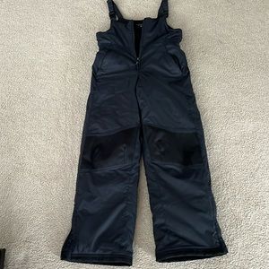 LL Bean Youth Black snow bib size 14